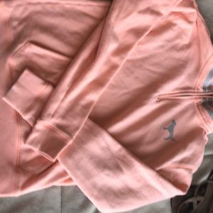 pink sweatshirt